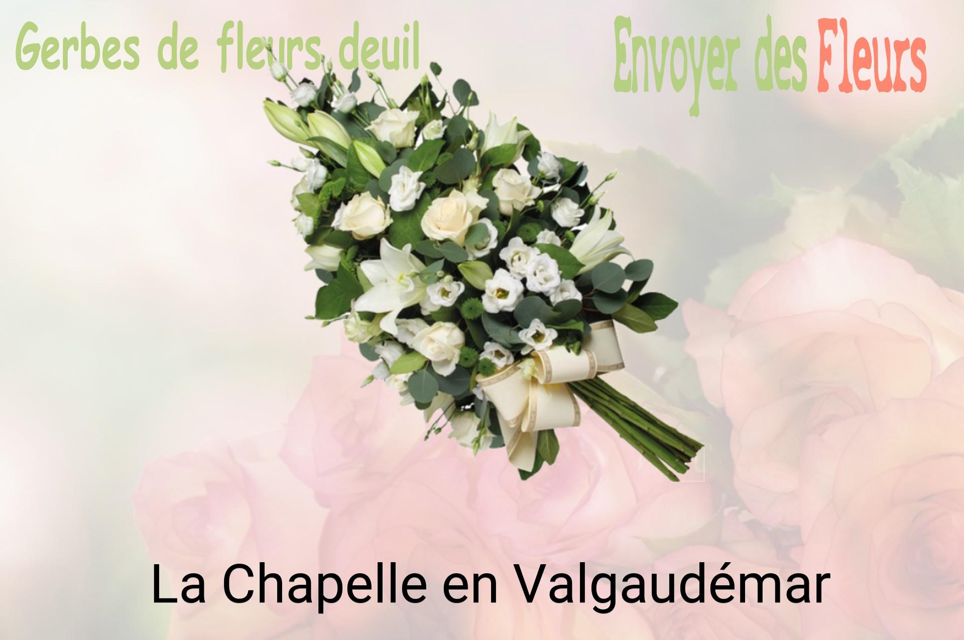 Gerbe de fleurs de deuil livrée à La Chapelle-en-Valgaudémar